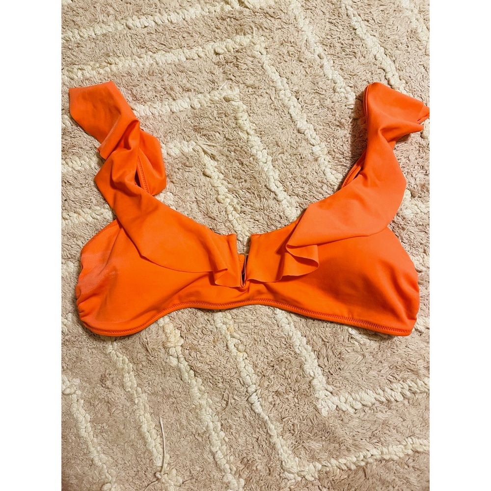 Coral colored swim top